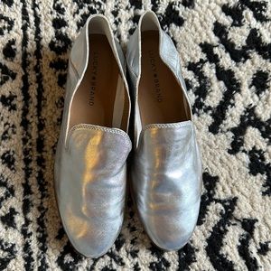 Lucky Brand Silver Flats - LIKE NEW